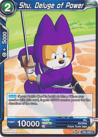 Shu, Deluge of Power (DB1-036) [Dragon Brawl] Parallel Foil