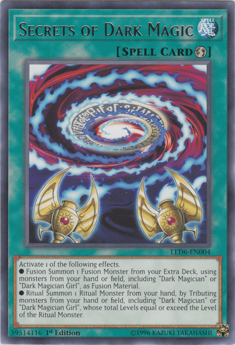 Secrets of Dark Magic [LED6-EN004] Rare - Josh's Cards