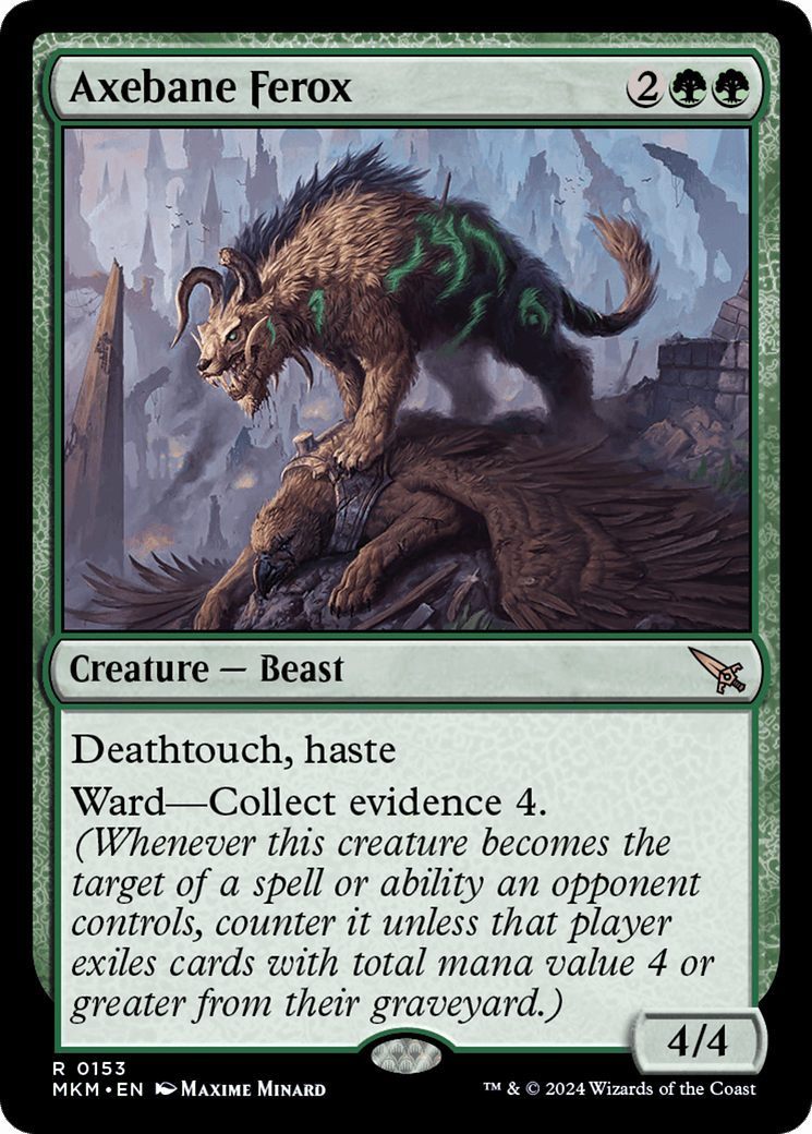 Axebane Ferox [Murders at Karlov Manor] - Josh's Cards