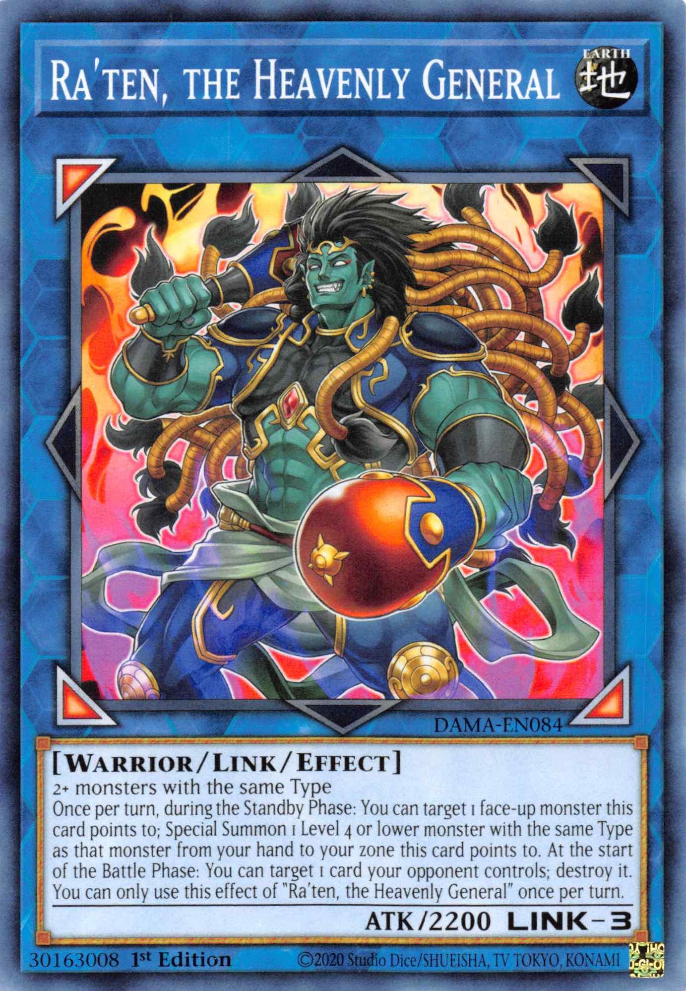 Ra'ten, the Heavenly General [DAMA-EN084] Common - Josh's Cards