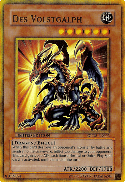 Des Volstgalph [GLD2-EN002] Ultra Rare - Josh's Cards