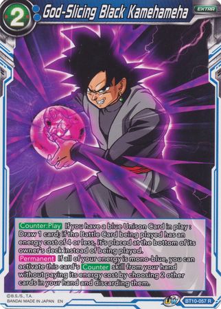 God-Slicing Black Kamehameha (BT10-057) [Rise of the Unison Warrior] Parallel Foil