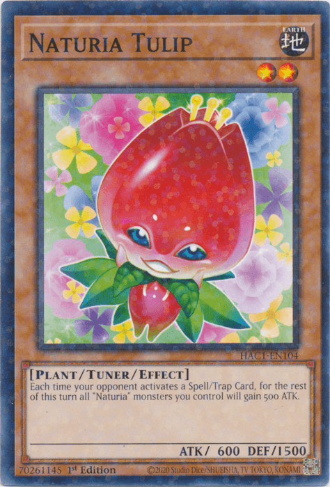 Naturia Tulip (Duel Terminal) [HAC1-EN104] Common - Josh's Cards