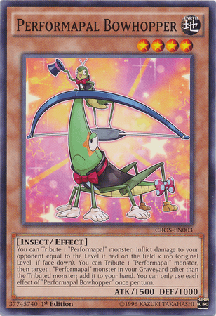 Performapal Bowhopper [CROS-EN003] Common - Josh's Cards