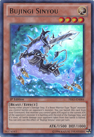 Bujingi Sinyou [PRIO-EN084] Ultra Rare - Josh's Cards