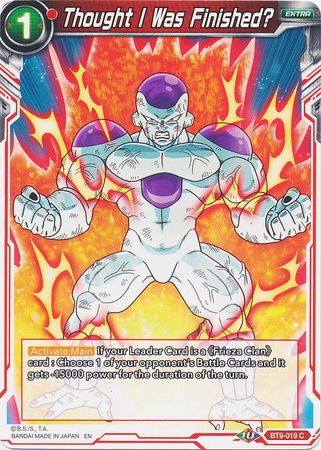 Thought I Was Finished? (BT9-019) [Universal Onslaught] Parallel Foil