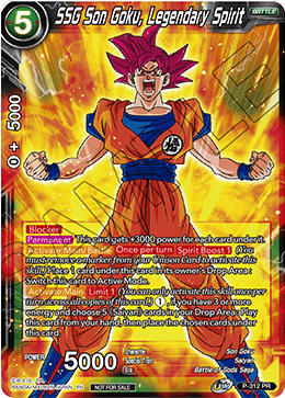 SSG Son Goku, Legendary Spirit (P-312) [Promotion Cards] Parallel Foil