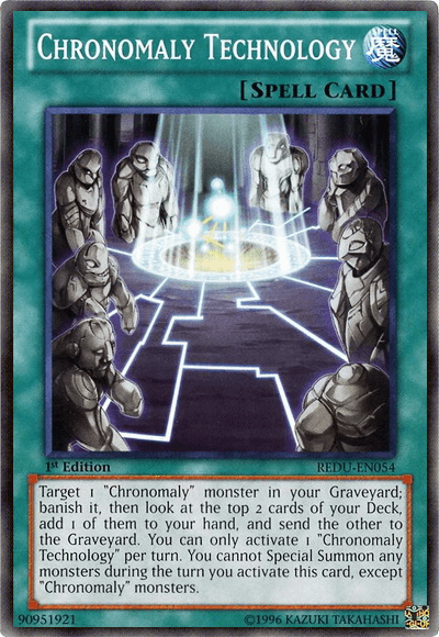 Chronomaly Technology [REDU-EN054] Common - Josh's Cards