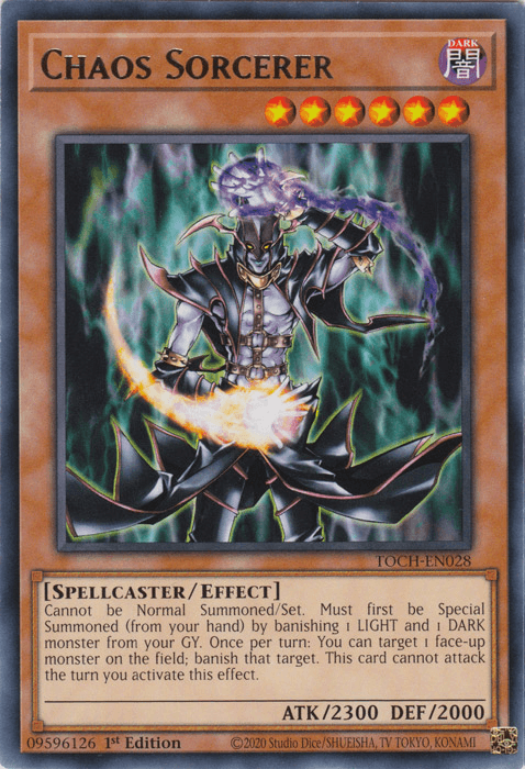 Chaos Sorcerer [TOCH-EN028] Rare - Josh's Cards