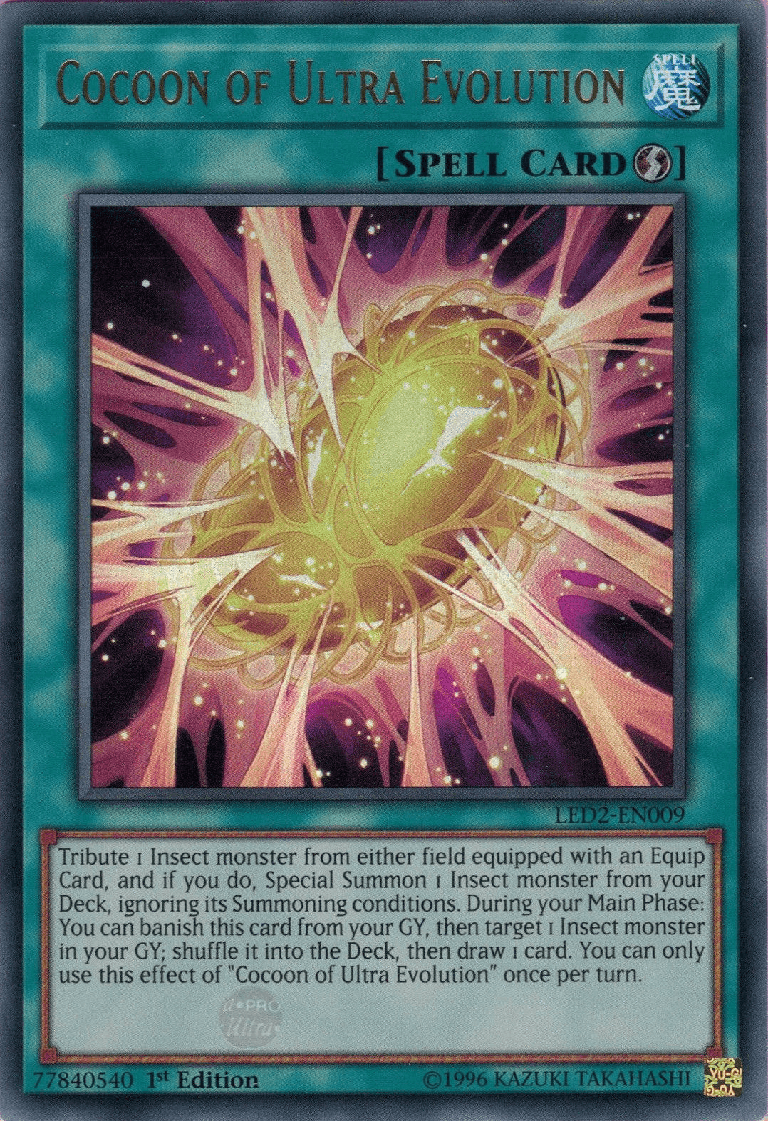 Cocoon of Ultra Evolution [LED2-EN009] Ultra Rare - Josh's Cards