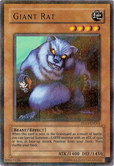 Giant Rat [HL03-EN001] Parallel Rare - Josh's Cards
