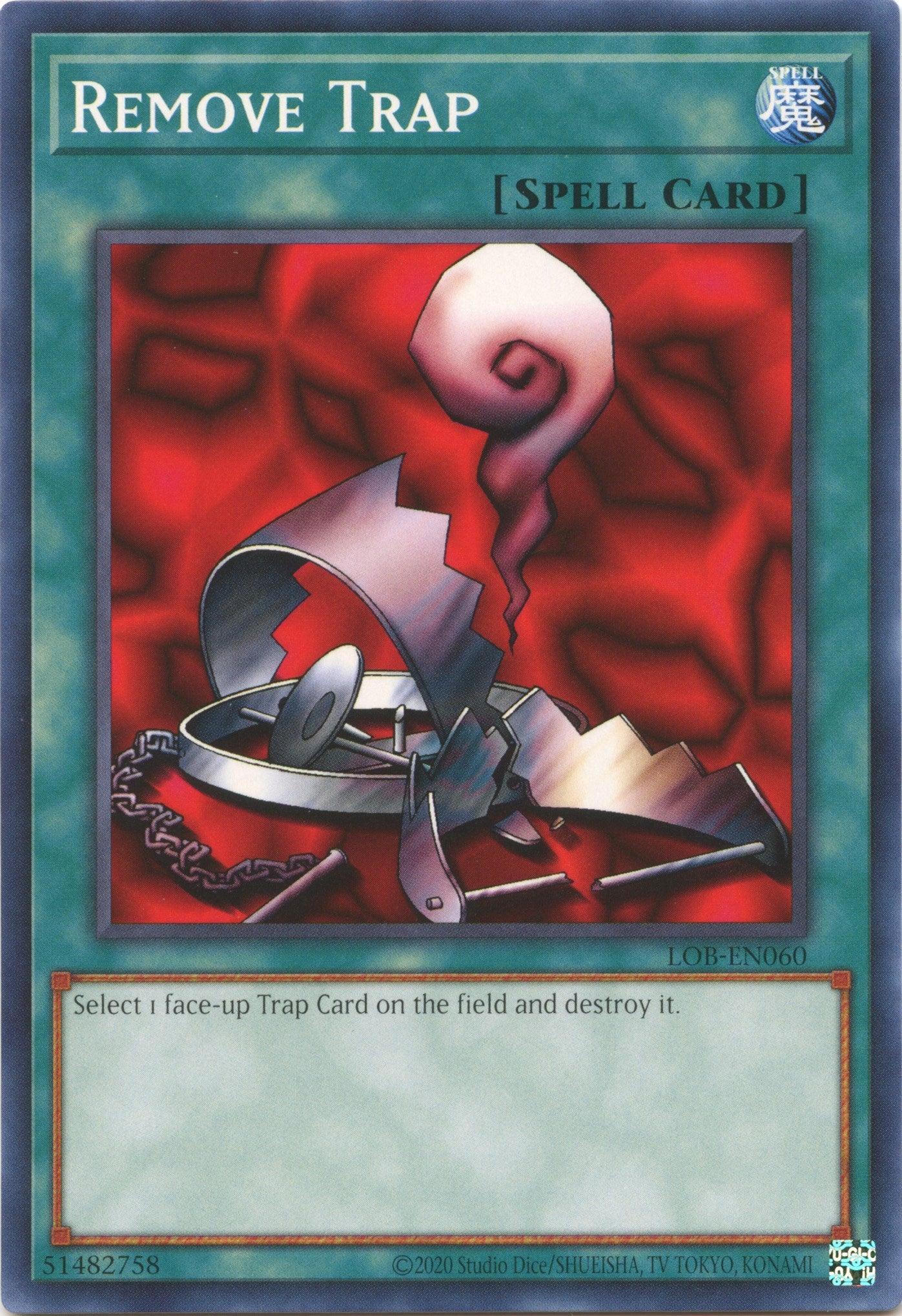 Remove Trap (25th Anniversary) [LOB-EN060] Common - Josh's Cards