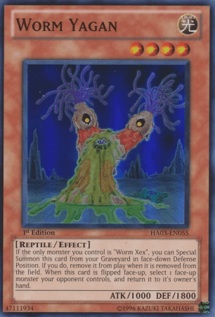 Worm Yagan [HA03-EN055] Super Rare - Josh's Cards