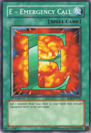 E - Emergency Call [EOJ-EN039] Common - Josh's Cards