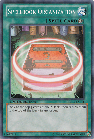 Spellbook Organization [GLD5-EN041] Common - Josh's Cards