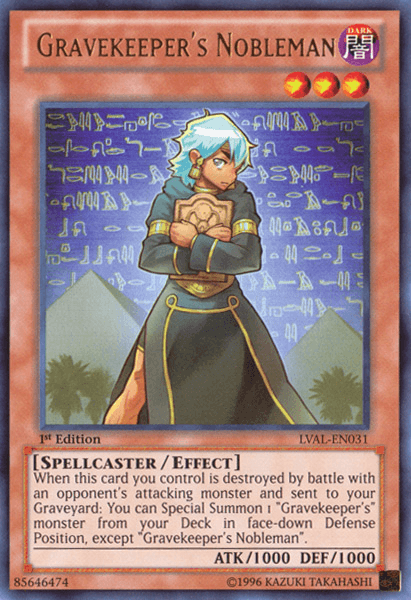 Gravekeeper's Nobleman [LVAL-EN031] Ultra Rare - Josh's Cards