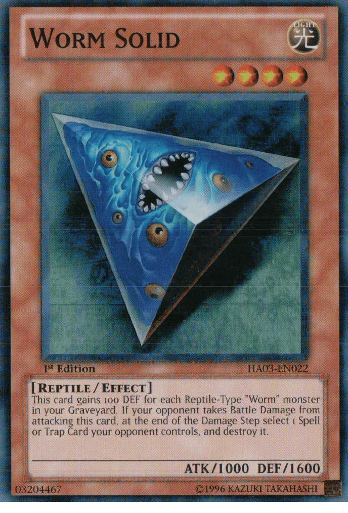 Worm Solid [HA03-EN022] Super Rare - Josh's Cards