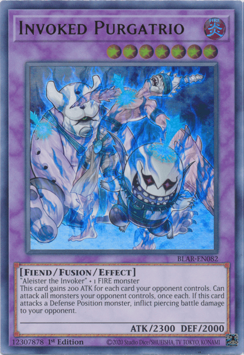 Invoked Purgatrio [BLAR-EN082] Ultra Rare - Josh's Cards