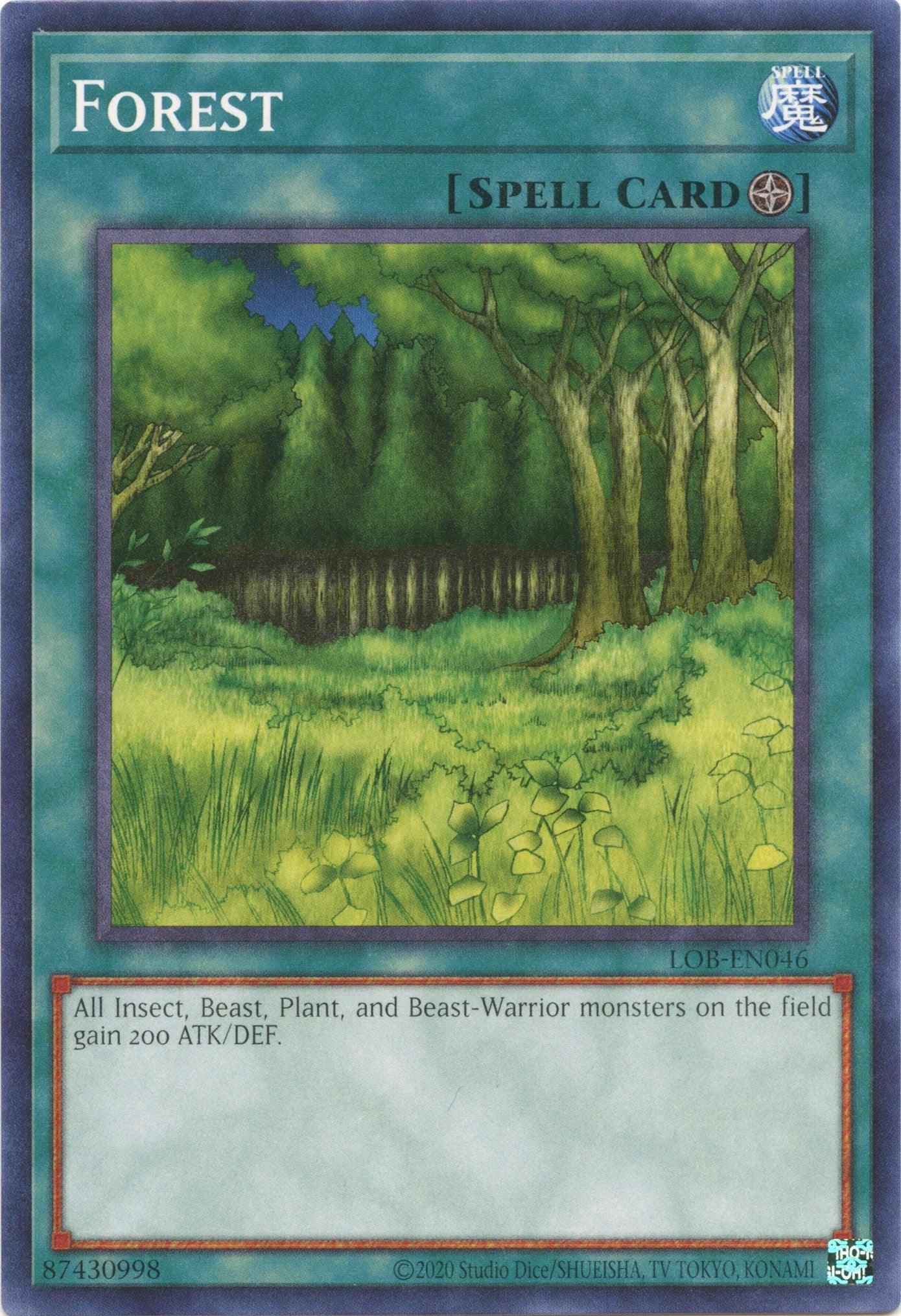 Forest (25th Anniversary) [LOB-EN046] Common - Josh's Cards