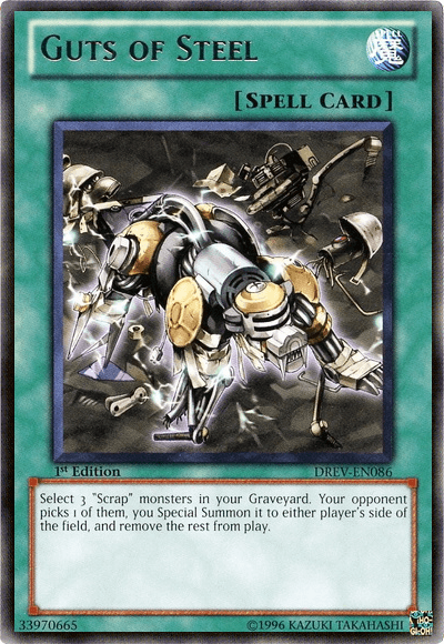 Guts of Steel [DREV-EN086] Rare - Josh's Cards