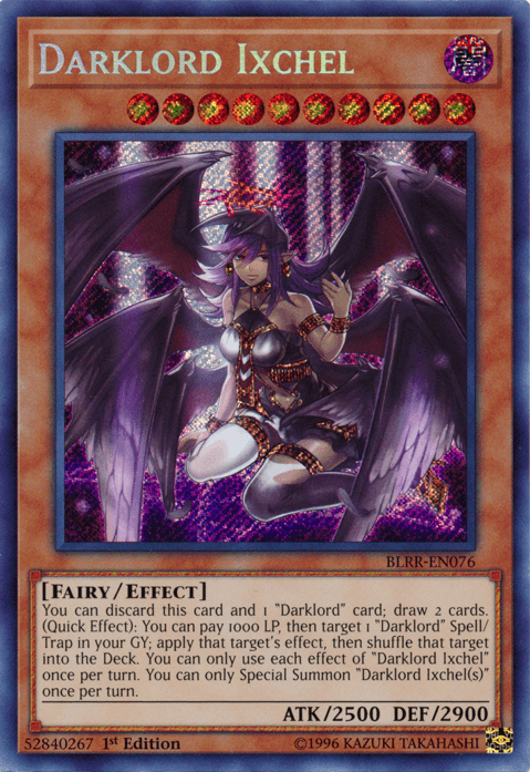 Darklord Ixchel [BLRR-EN076] Secret Rare - Josh's Cards