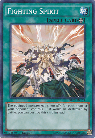 Fighting Spirit [BP03-EN155] Shatterfoil Rare - Josh's Cards