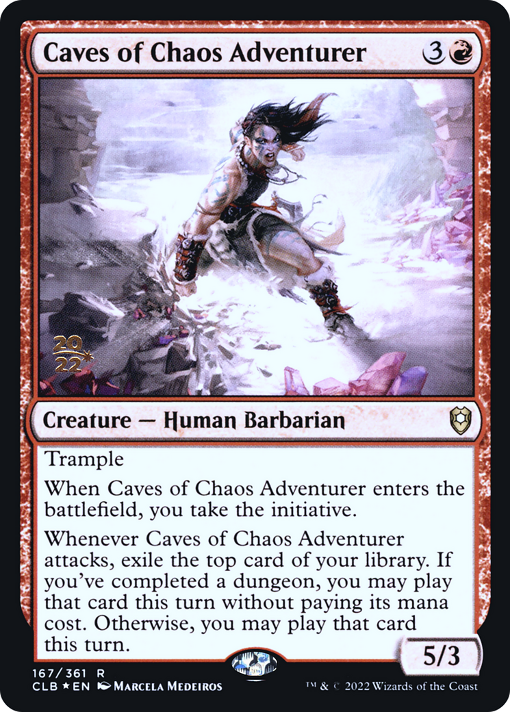 Caves of Chaos Adventurer (PRE-167S) - Battle for Baldur's Gate Promos Foil