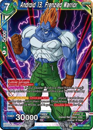 Android 13, Frenzied Warrior (BT17-137) [Ultimate Squad] Parallel Foil