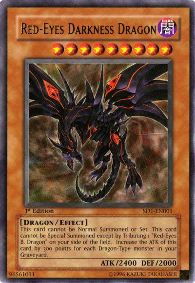Red-Eyes Darkness Dragon [SD1-EN001] Ultra Rare - Josh's Cards