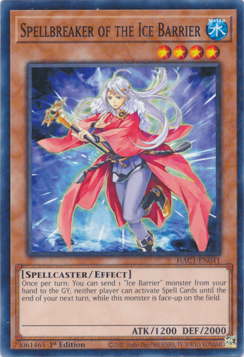 Spellbreaker of the Ice Barrier (Duel Terminal) [HAC1-EN041] Common - Josh's Cards