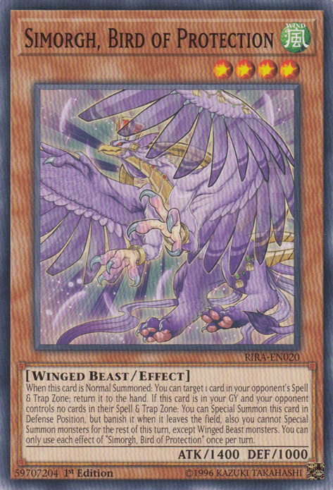 Simorgh, Bird of Protection [RIRA-EN020] Common - Josh's Cards