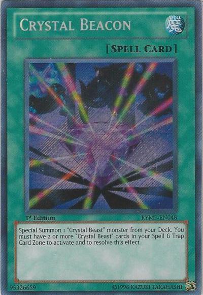 Crystal Beacon [RYMP-EN048] Secret Rare - Josh's Cards