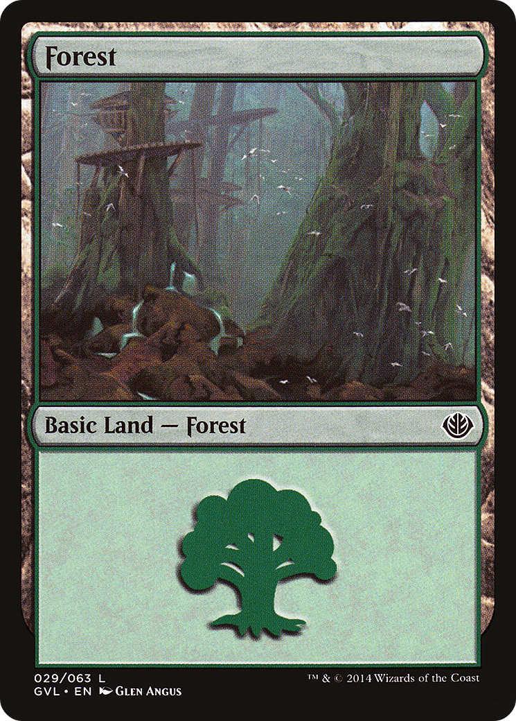 Forest (DD3-029) - Duel Decks Anthology: Garruk vs. Liliana