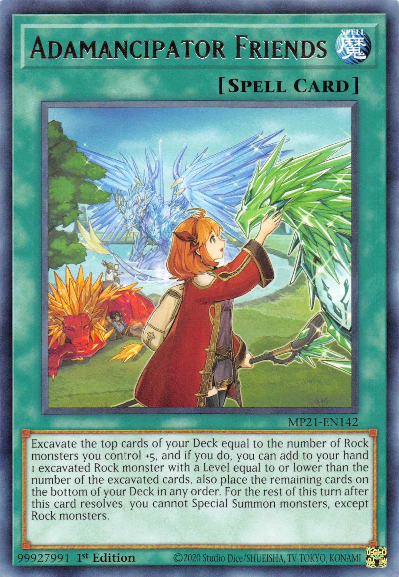 Adamancipator Friends [MP21-EN142] Rare - Josh's Cards
