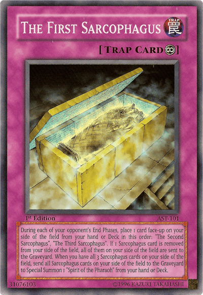 The First Sarcophagus [AST-101] Super Rare - Josh's Cards