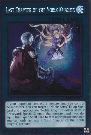Last Chapter of the Noble Knights [NKRT-EN017] Platinum Rare - Josh's Cards