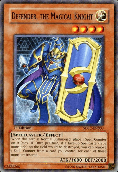 Defender, The Magical Knight [SDSC-EN003] Common - Josh's Cards