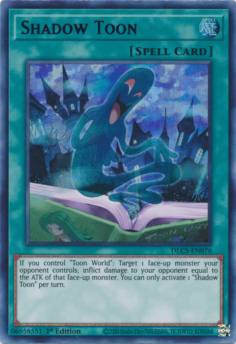 Shadow Toon (Blue) [DLCS-EN076] Ultra Rare - Josh's Cards
