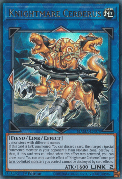 Knightmare Cerberus [MAMA-EN070] Ultra Rare - Josh's Cards