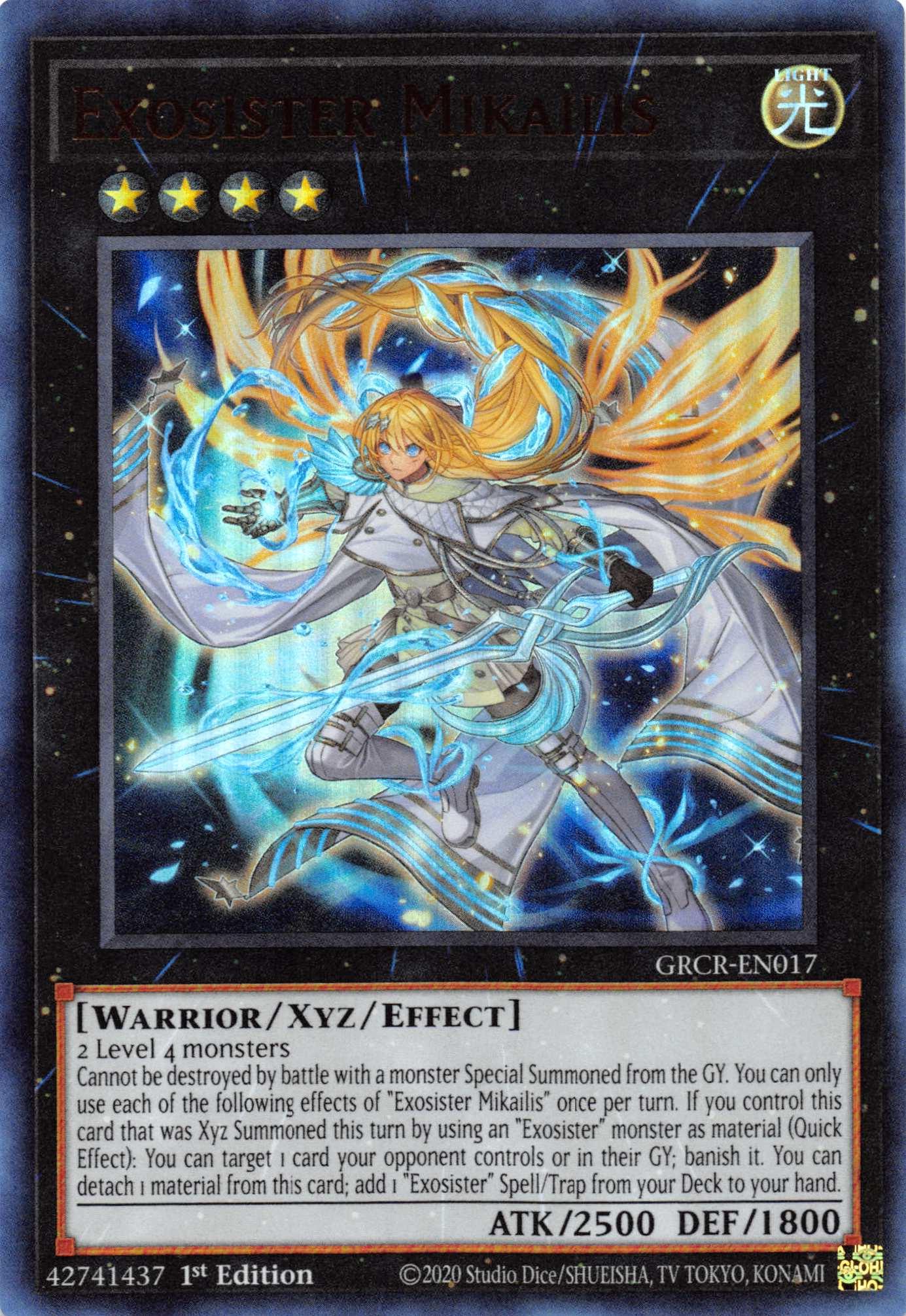 Exosister Mikailis [GRCR-EN017] Ultra Rare - Josh's Cards