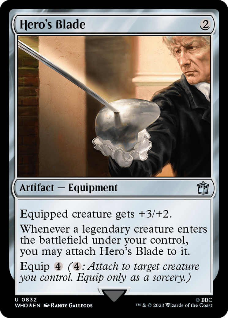 Hero's Blade (WHO-832) - Doctor Who Foil