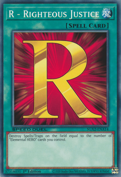 R - Righteous Justice [SGX2-ENA14] Common - Josh's Cards