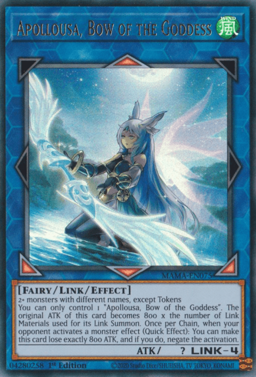 Apollousa, Bow of the Goddess [MAMA-EN075] Ultra Rare - Josh's Cards
