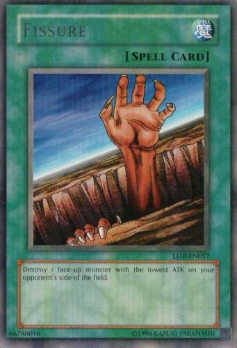Fissure [LOB-EN057] Rare - Josh's Cards
