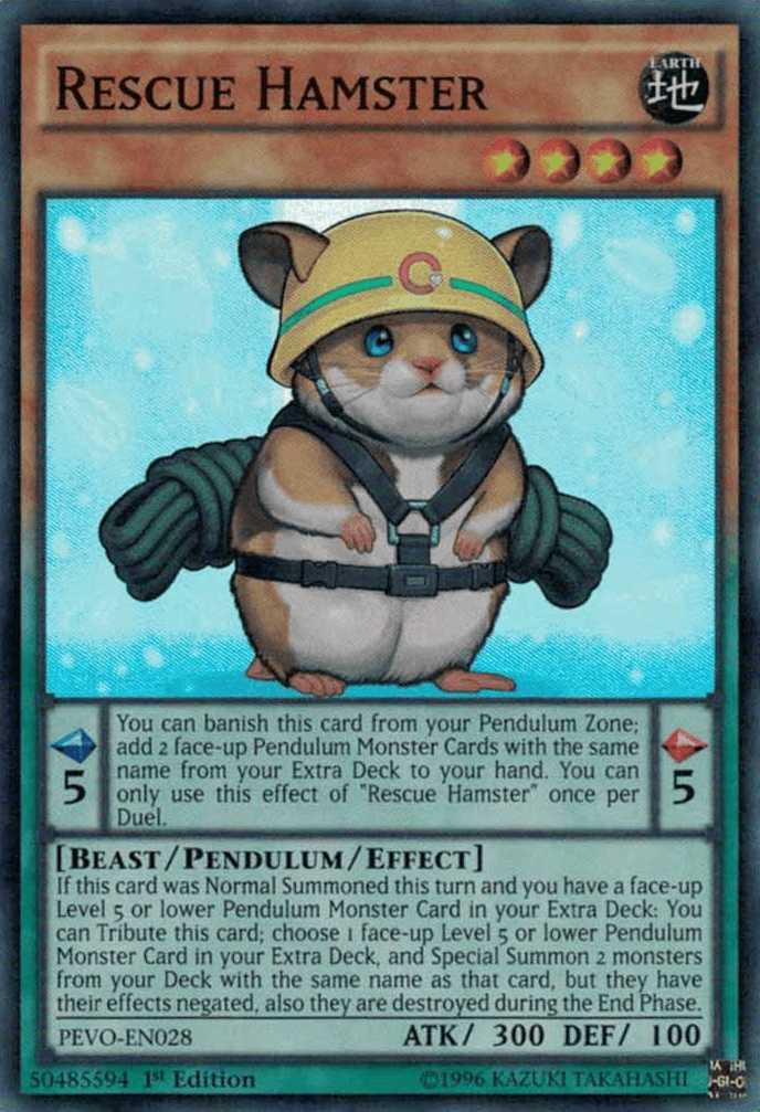 Rescue Hamster [PEVO-EN028] Super Rare - Josh's Cards