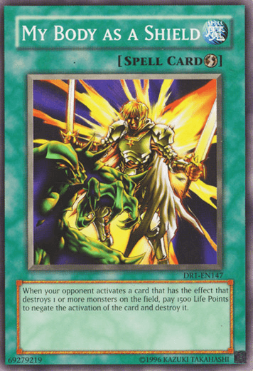 My Body as a Shield [DR1-EN147] Common - Josh's Cards