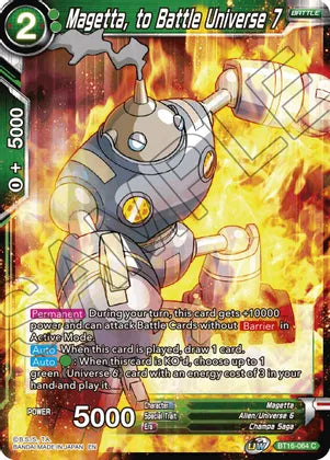 Magetta, to Battle Universe 7 (BT16-064) [Realm of the Gods] Parallel Foil