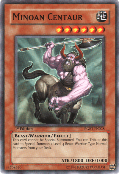 Minoan Centaur [RGBT-EN028] Common - Josh's Cards