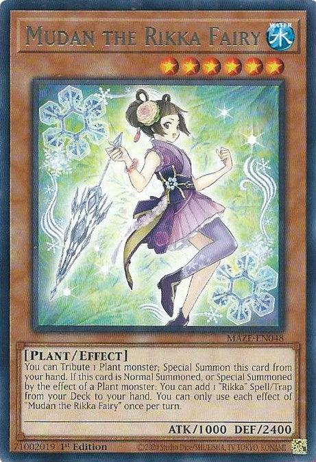 Mudan the Rikka Fairy [MAZE-EN048] Rare - Josh's Cards