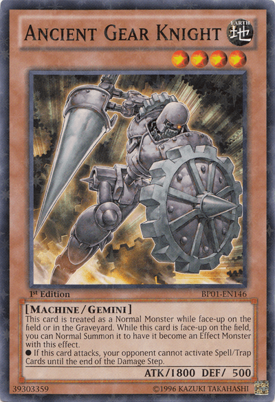 Ancient Gear Knight [BP01-EN146] Starfoil Rare - Josh's Cards